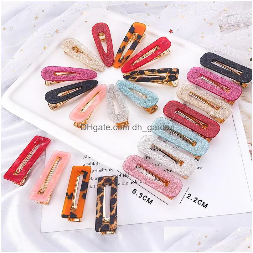 cr jewelry cute woman design acrylic hairpins creative girl hair clips baby barrettes lady party jewelry accessories gift fs1h001
