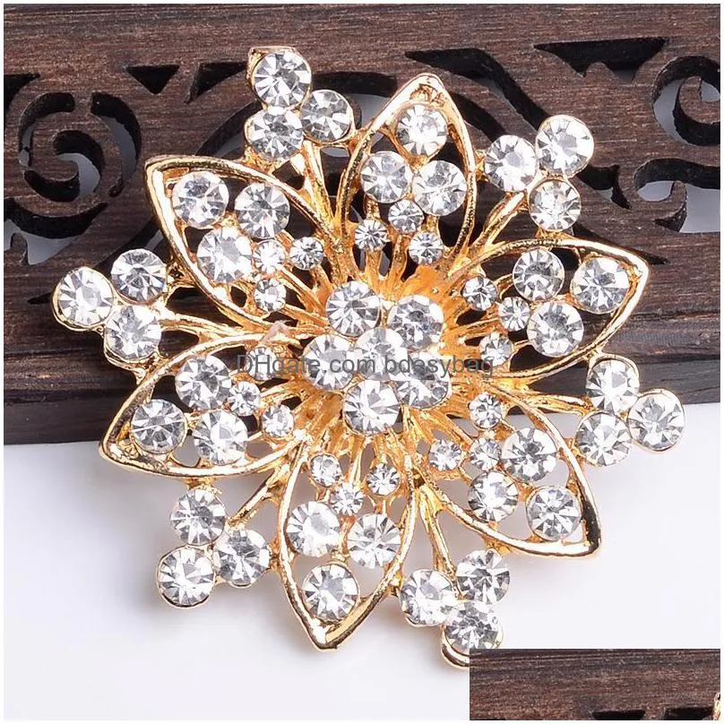 charms 20pcs gold color alloy material rhinestone leaf charm flower pendant for head diy wedding handmade jewelry making