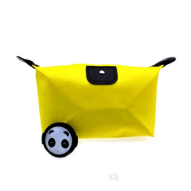 13 color dumpling makeup bag solid color polyester cosmetic bag around soft portable korean version make up bag