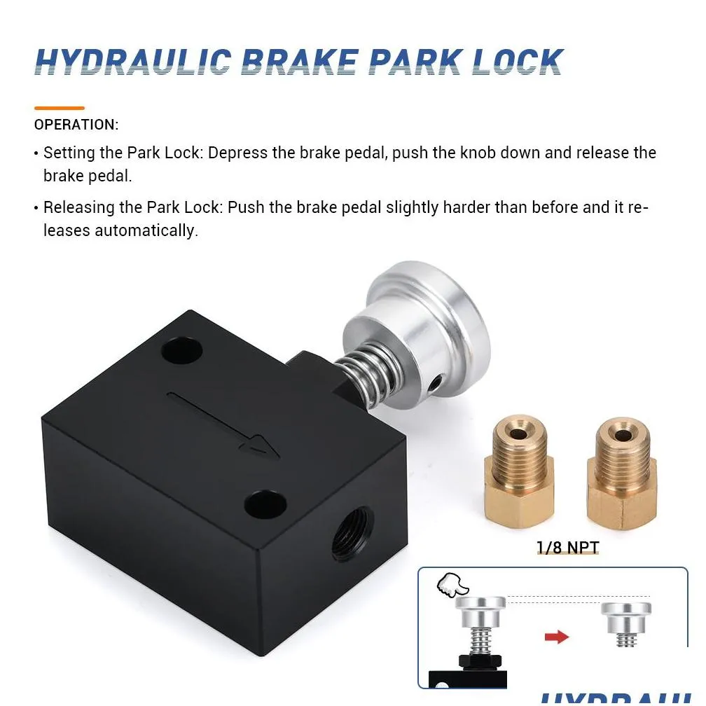 pqy new brake lock line lock hydraulic brake park lock pressure holder for disc drum pqy3317