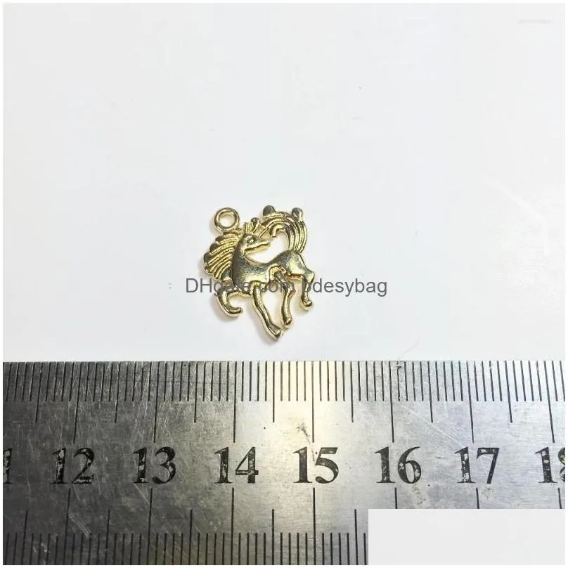 charms eruifa 20pcs 19 15mm nice horse zinc alloy pendant jewelry diy handmade necklae 2 colors