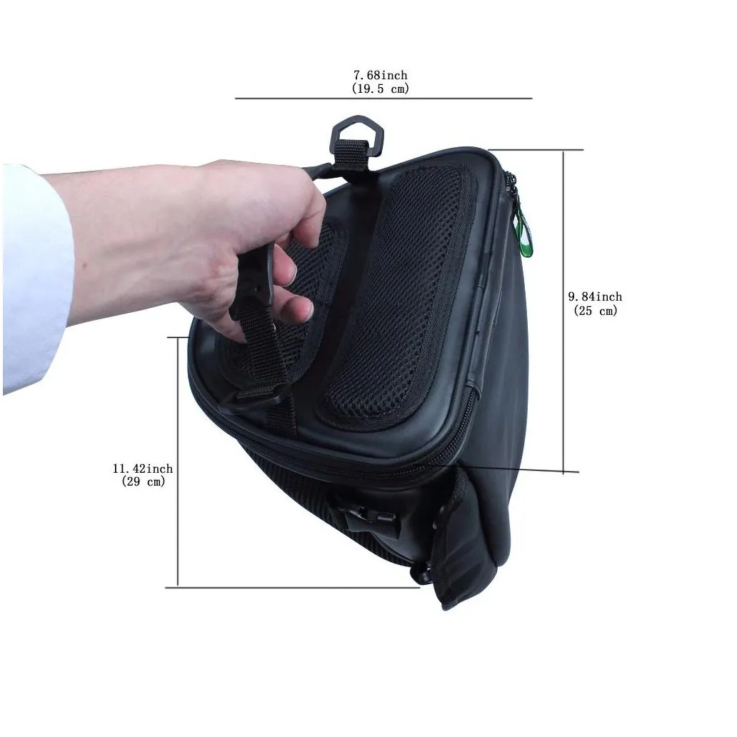 motorcycle back seat rear tail saddle bag pack shoulder hand bag waterproof for motrocycle traveling accessories package