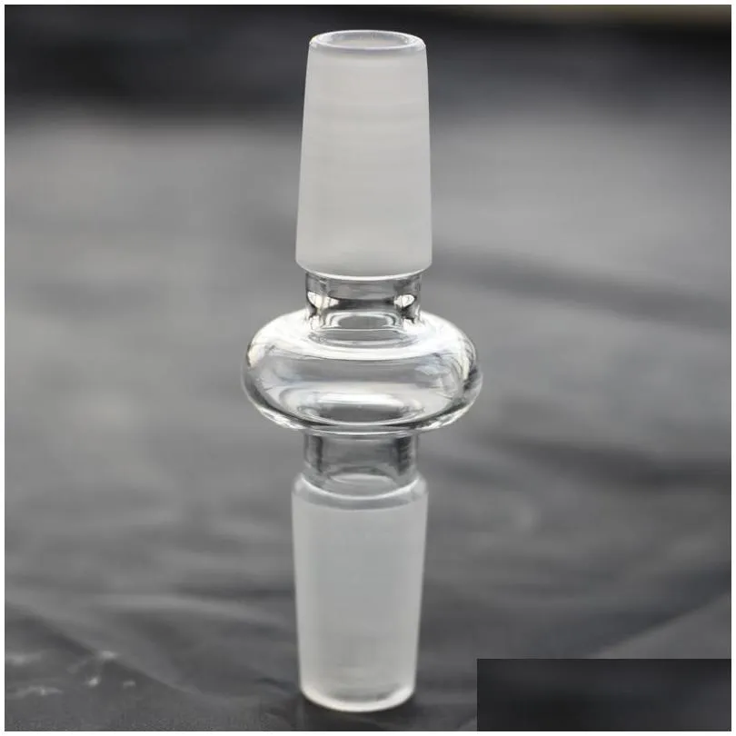 glass bong adapter for hookahs smoking drop down adapters male to female 10mm 14mm 18mm joint adaptor