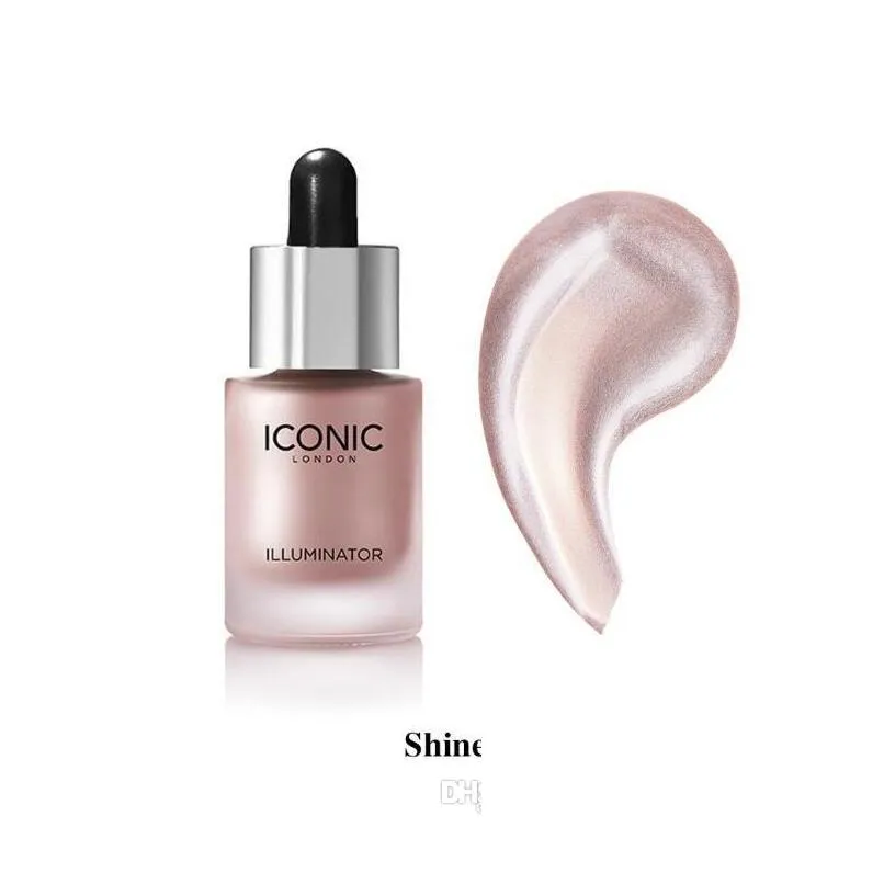 new arrial iconic london illuminator liquid bronzers highlighters in shine original shine glow 3 color face make up highlighter