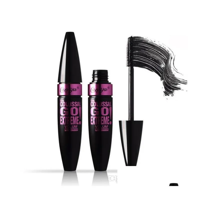 3d fiber rimel mascara waterproof curled thick eyelashes extension natural length eyes mascara professional makeup tool