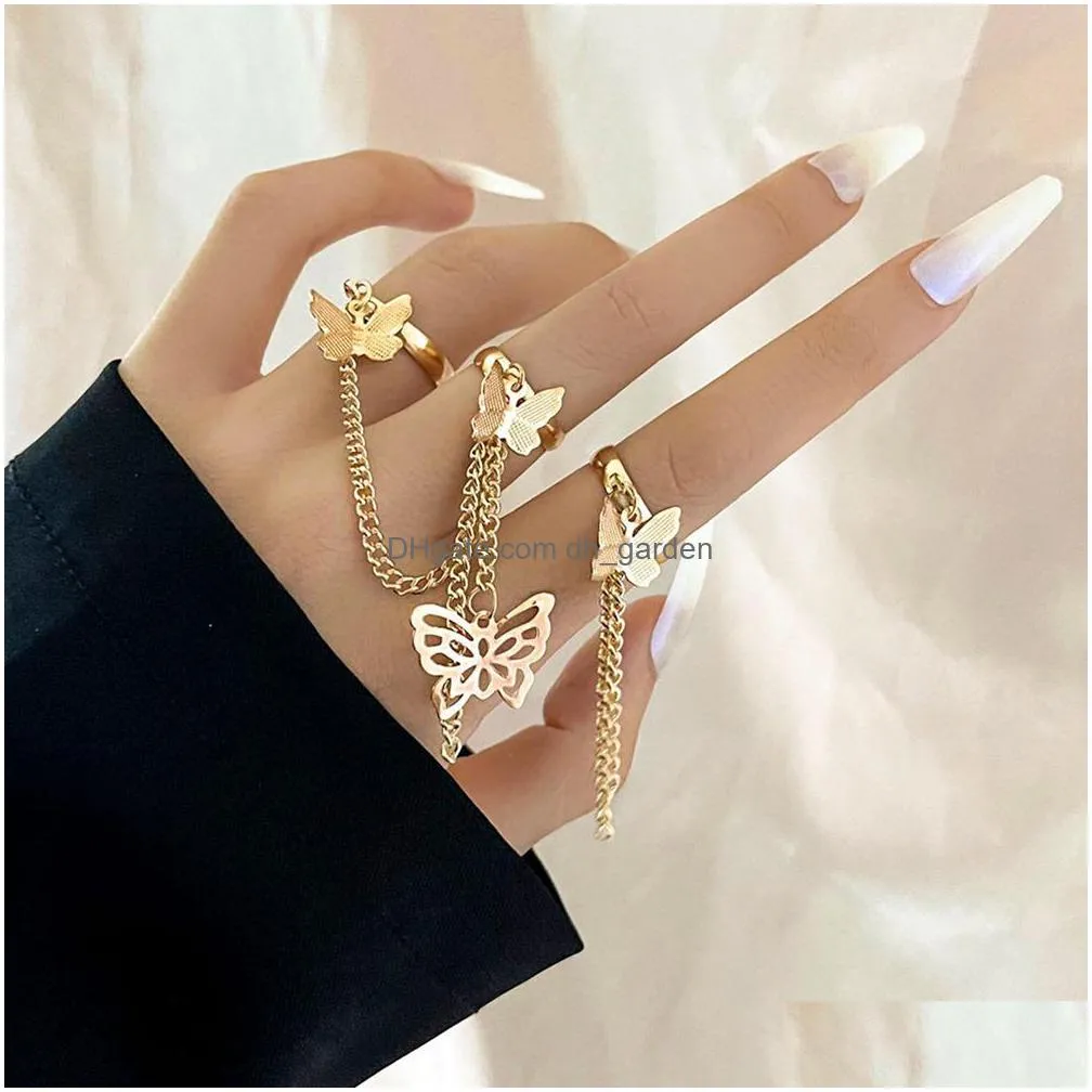 finger bracelets ring hand chain beach gold/silver plated bracelet jewelry for women and girls