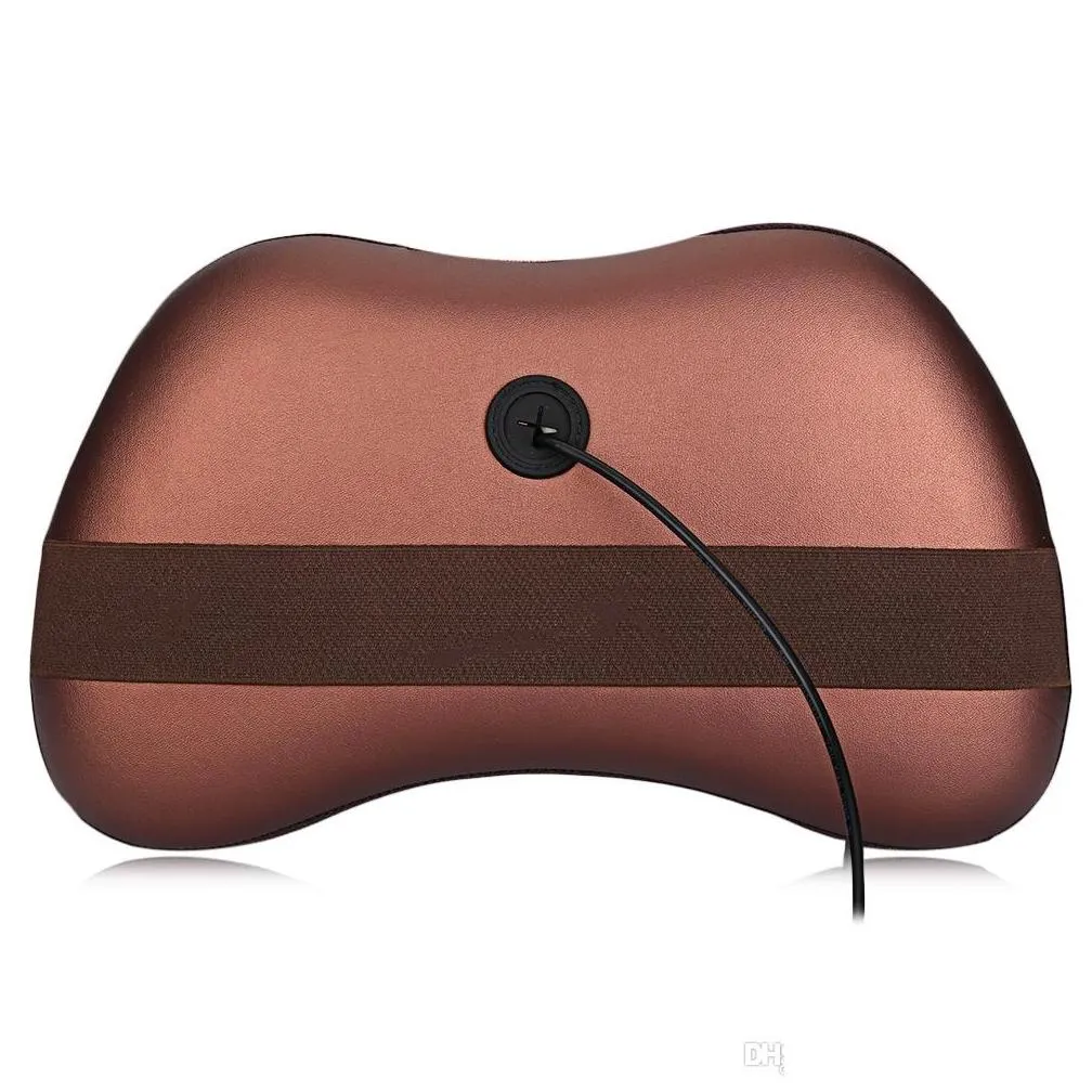body massager pillow electric infrared heating kneading neck shoulder back body massage pillow car home dualuse massager