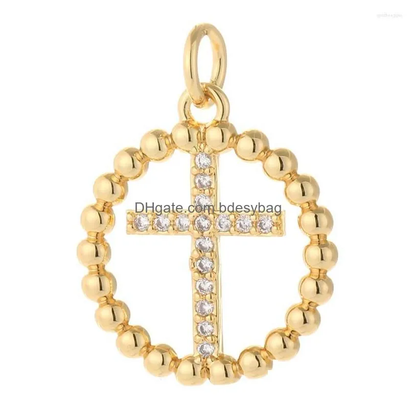 charms cross for jewelry making gold sun eye coin designer diy earrings necklace bracelet charm copper
