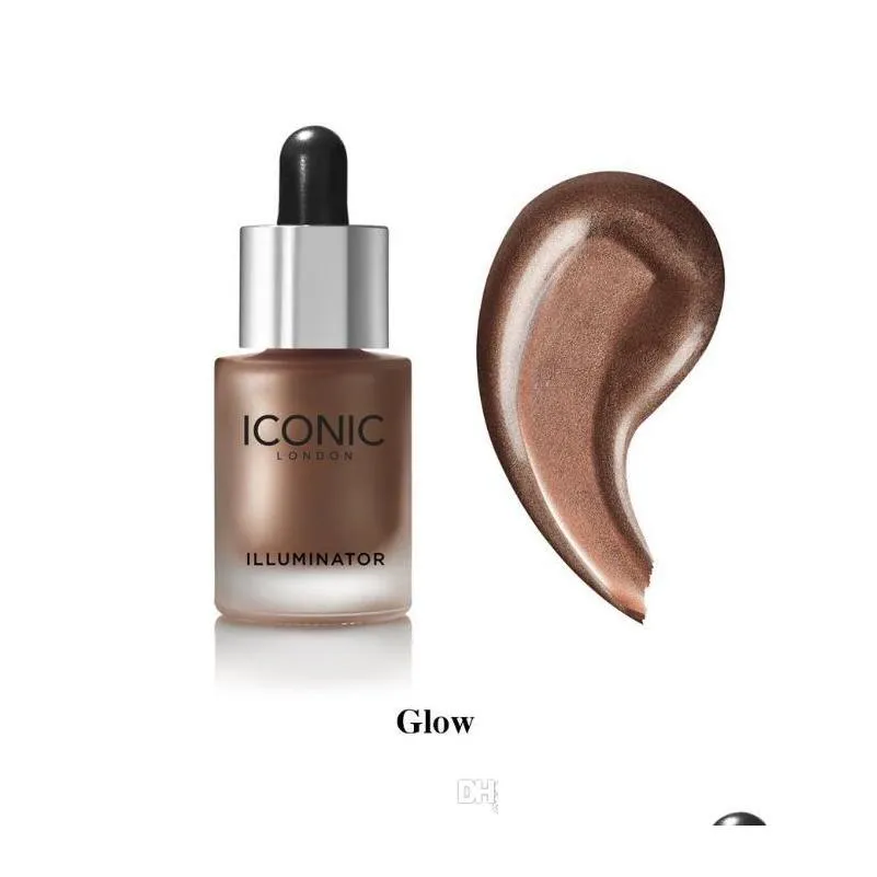 new arrial iconic london illuminator liquid bronzers highlighters in shine original shine glow 3 color face make up highlighter