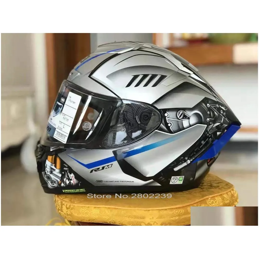 motorcycle helmets shoei x14 helmet xfourteen yzfr1m special edition silver full face racing casco de motocicleta