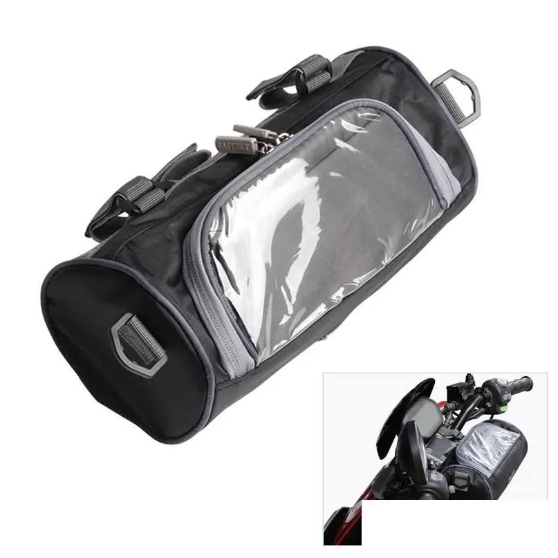 motorcycle storage bag car front handlebar bags oxford water repellent fabric travel motor tools