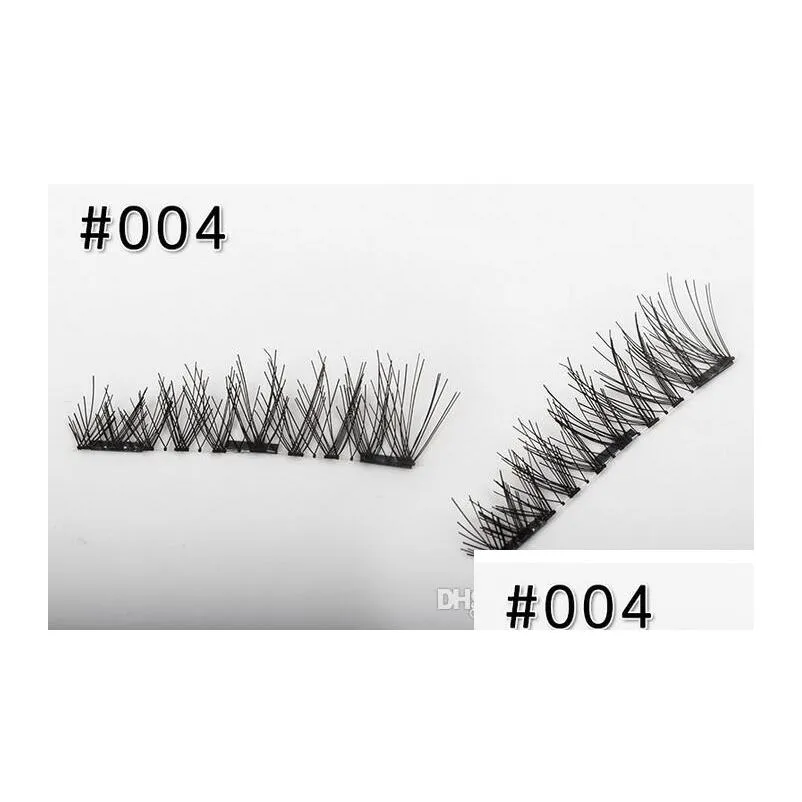 3d triple magnetic eyelashes natural beauty reusable eye lashes extension no glue needed cosmetics eye decoration