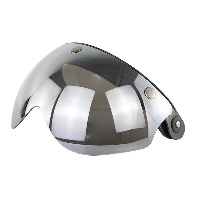 motorcycle helmets w glasses 3 snap 3/4 helmet shield with flip up hinge for torc t50 vintage moto y4ua