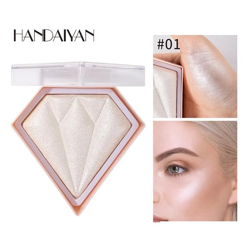 handaiyan makeup highlighter facial bronzers palette face contour shimmer powder body base illuminator highlight cosmetics face makeup