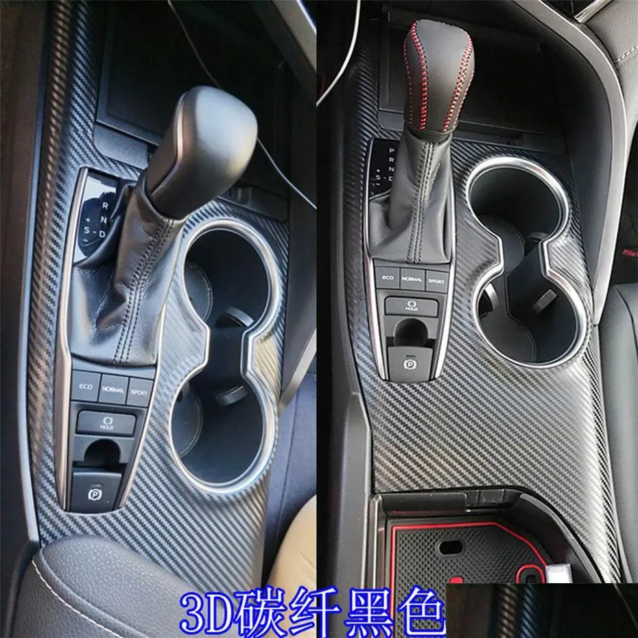 for  camry xv60 20172019 interior central control panel door handle 5dcarbon fiber stickers decals car styling accessorie