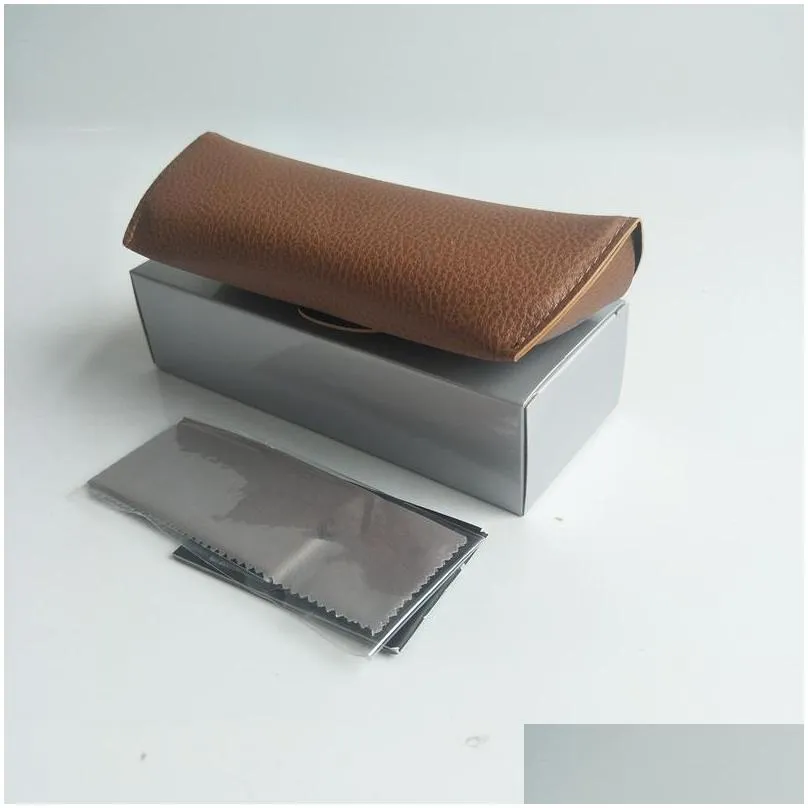 high quality black brown sunglasses case packages box classic glasses cases bag cloth eyewear accessories boxs