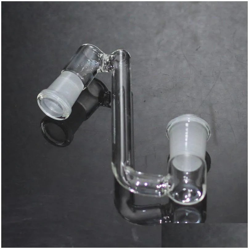 10 styles glass bong drop down ddapter for bongs hookahs 14.4 18.8 male female 14mm 18mm converter 30 45 degree angle glass dropdown