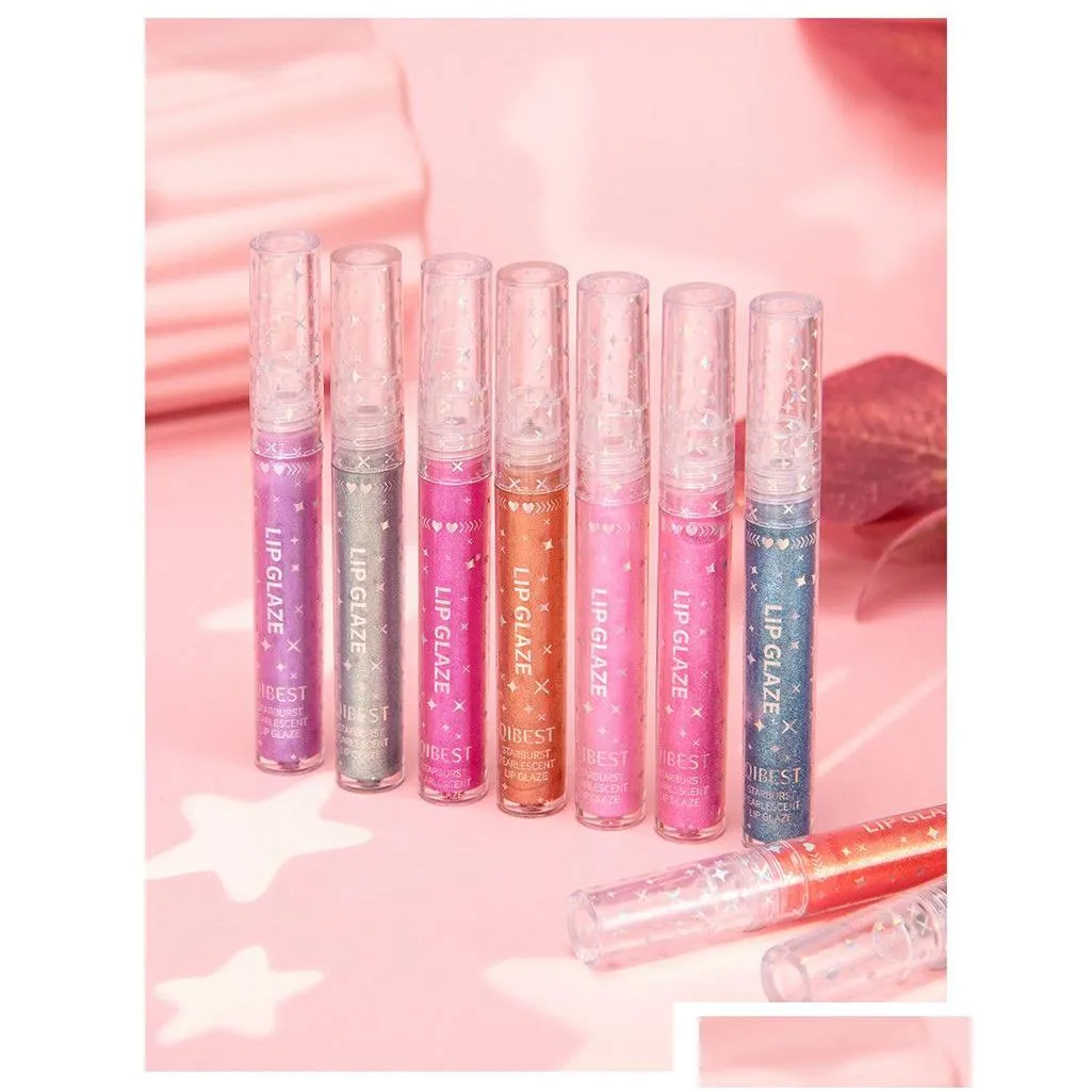 qibest 9 colors 3d mirror lip gloss glaze y radiant shimmer women plump lipgloss moisturizer long lasting lipstick