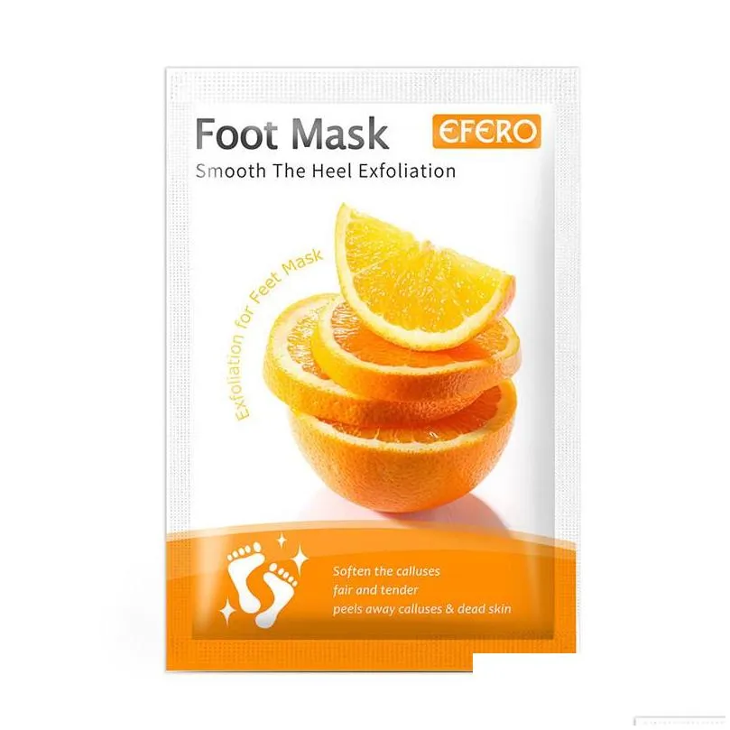 efero exfoliating foot mask exfoliation feet treatment mask skin care dead skins removal socks for pedicure sock peeling masks