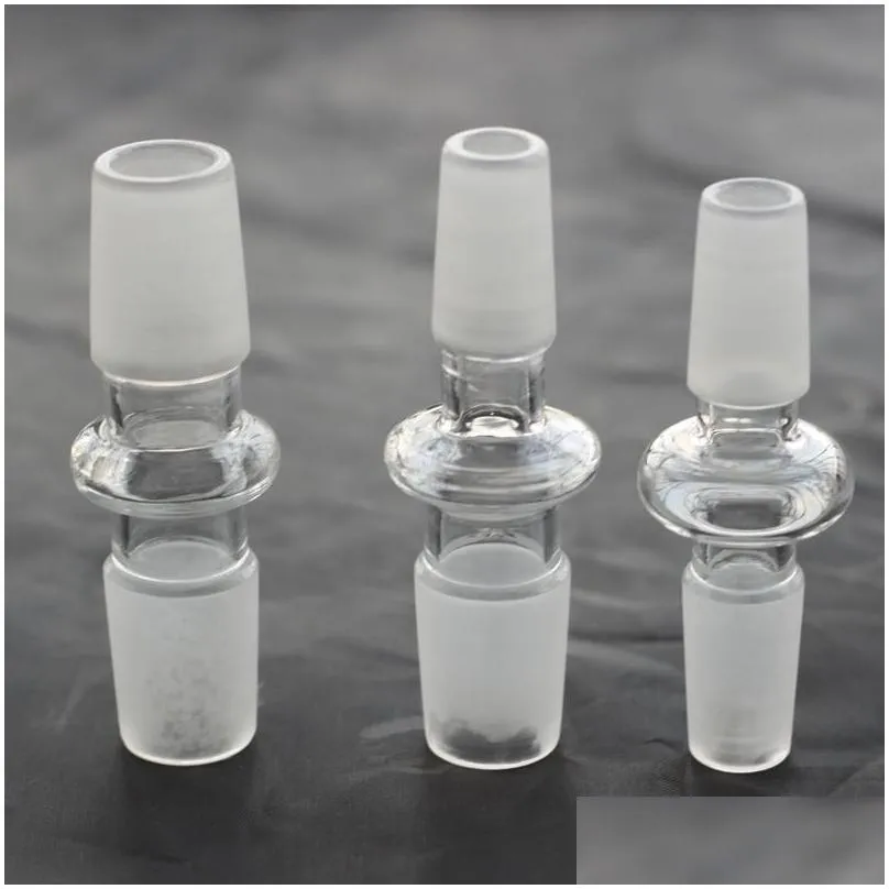 glass bong adapter for hookahs smoking drop down adapters male to female 10mm 14mm 18mm joint adaptor