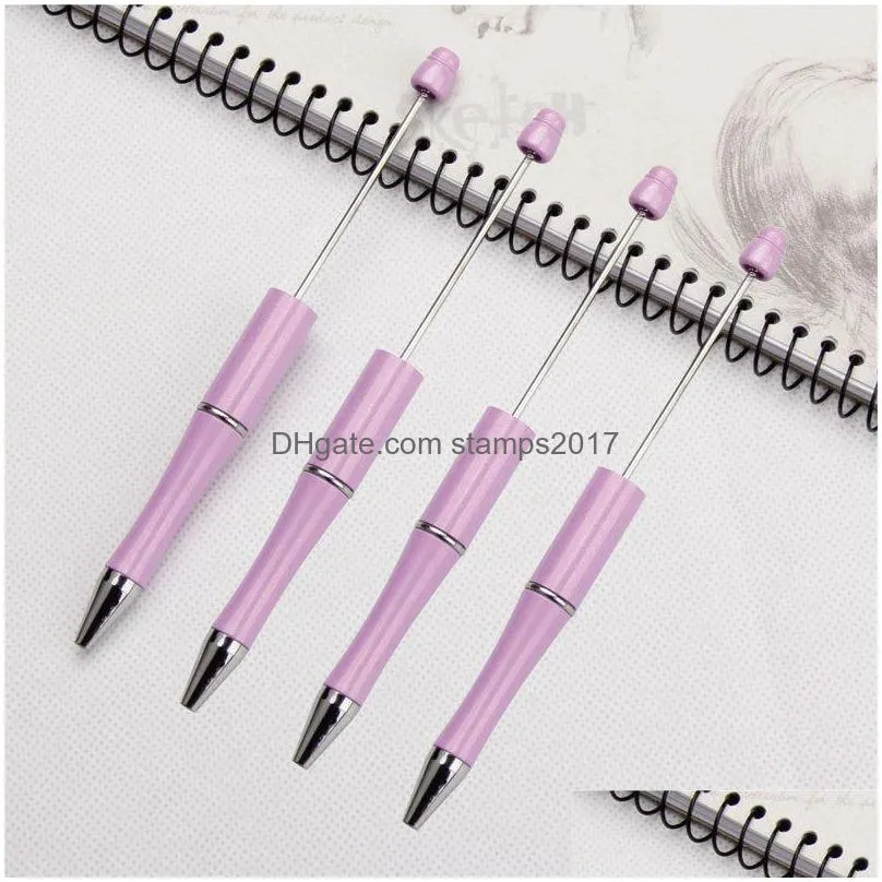 usa add a bead diy pen ballpoint pens original beads pens customizable lamp work craft writing tool