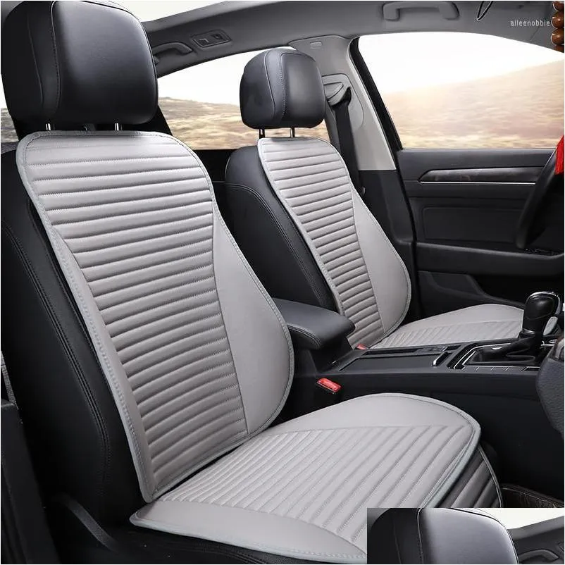 car seat covers easy clean not moves cushions accessories four seasons universal pu leather non slide seats cover water proof m1 x30