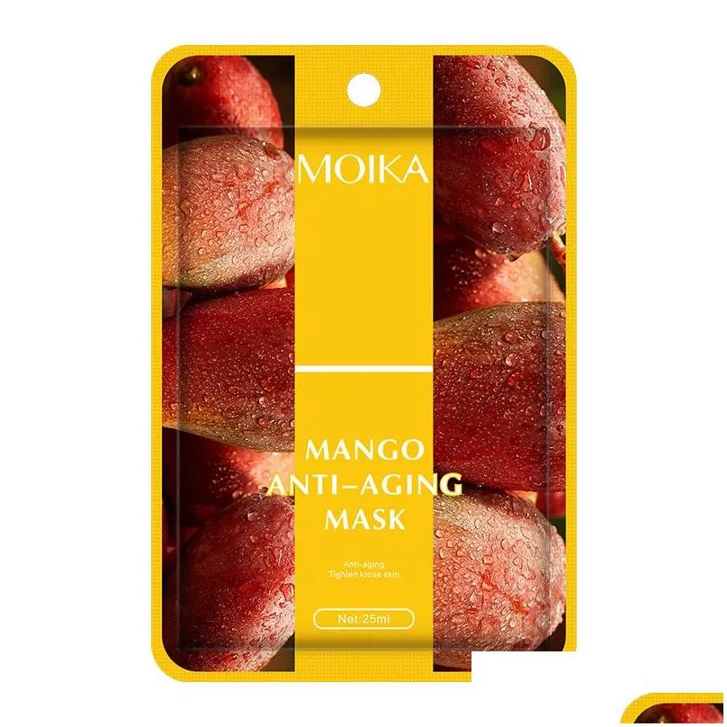 moisturizing oilcontrol mango cherry natural face mask hydrating fruit organic facial mask skin care