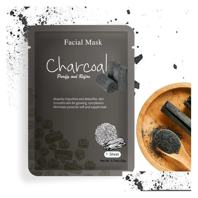 face mask natural fruit plant moisturizing oilcontrol avocado cucumber pomegranate honey sheet facial masks skin care