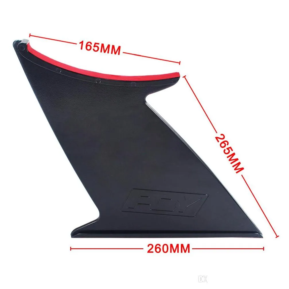 pqy spoiler wing stabilizer for subaru sti 201518 spoiler wing stiffi support rally with pqy logo one pair pqywss022