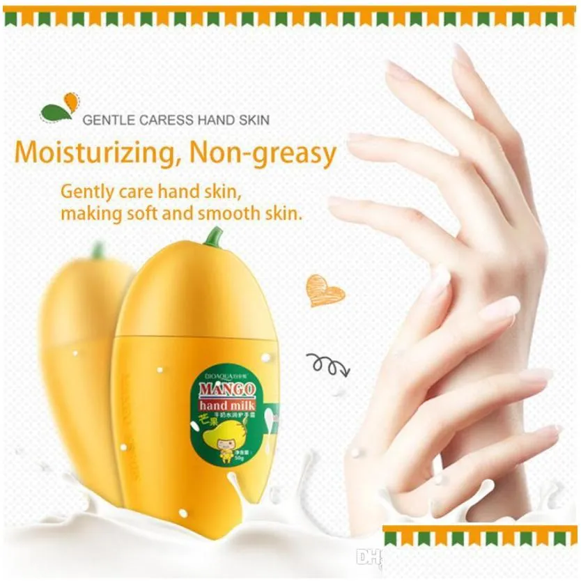 bioaqua women skin defender banana milk hand cream moisturizing nourish antichapping hand care 40g lotions hand cream