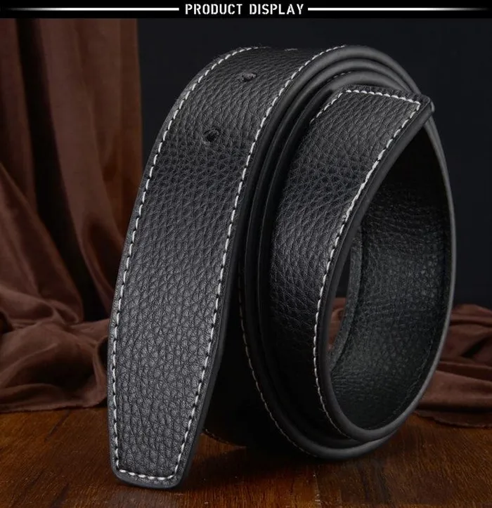 Fashion Men Belt Designer Luxury Business Smooth Buckle Mens Belts For Belt