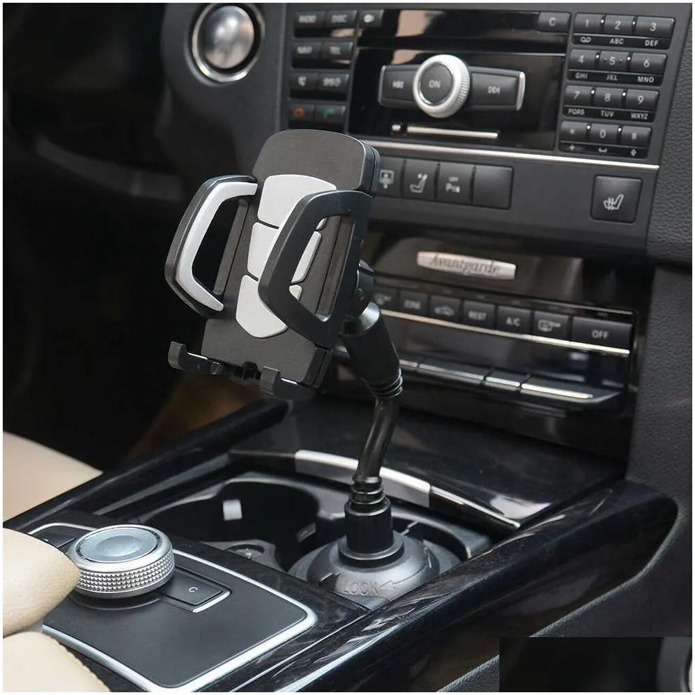  phone accessories 360degree rotatable cup holder phone mount adjustable car phone bracket for phones fast delivery drop 