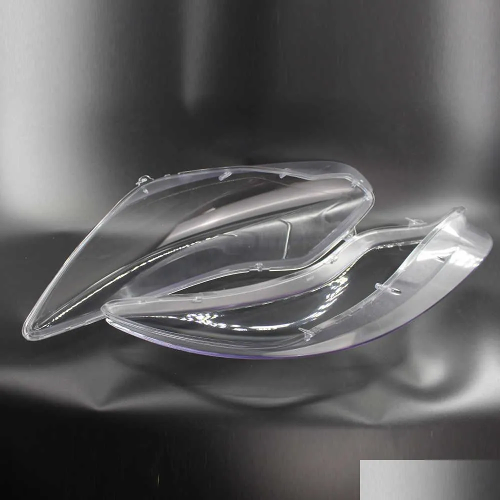  left 1 pair and right car front headlight lampshade shell transparent lens abs light cover fit for ford focus 20122015