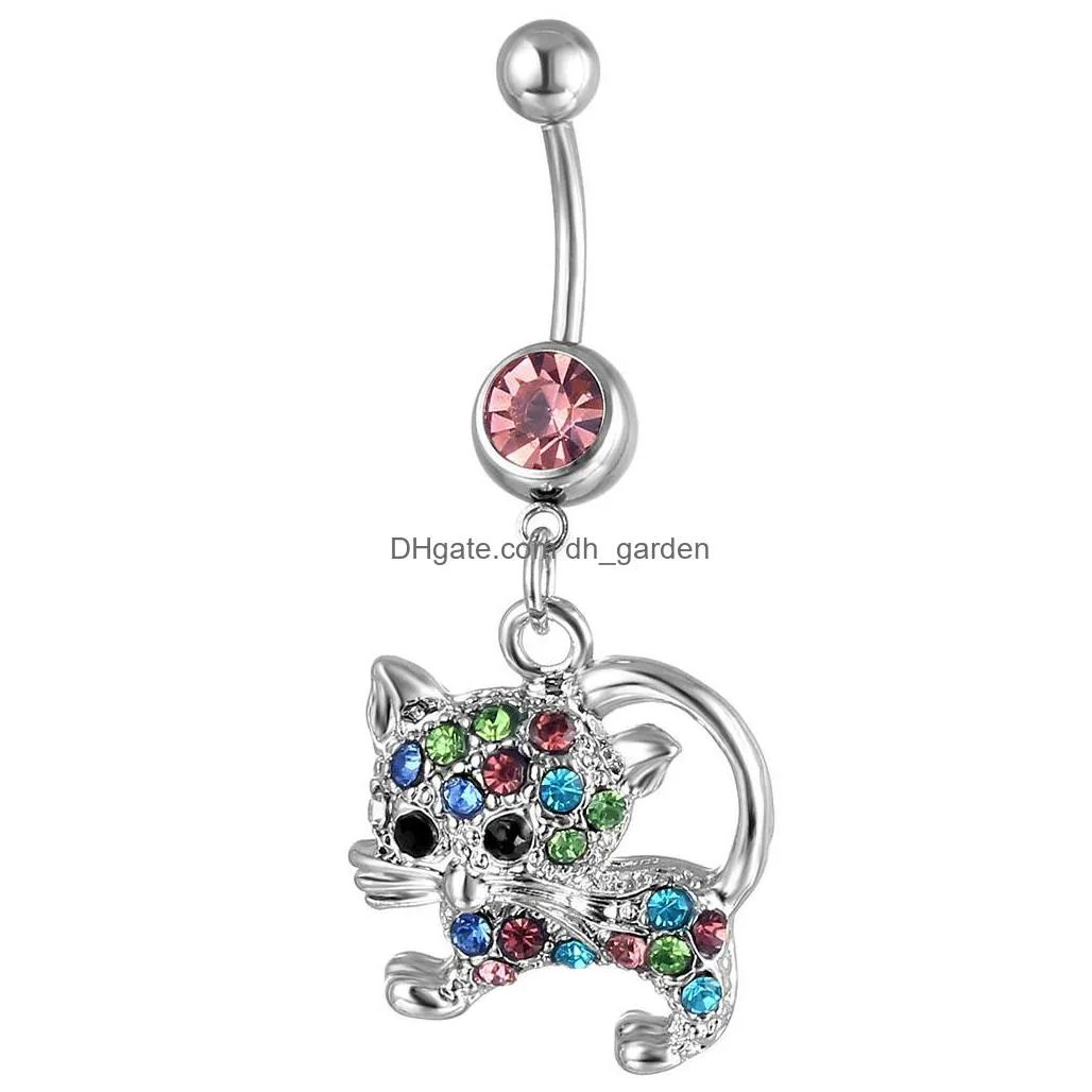 d0785 1 color nipple crystal color navel belly button ring piercing body jewlery 1 6115 8 belly ring body jewelry