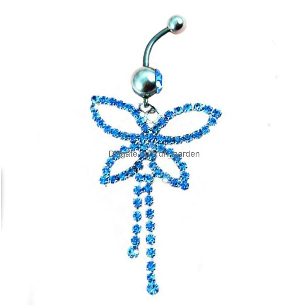 d0050 bowknot belly navel button ring mix colors
