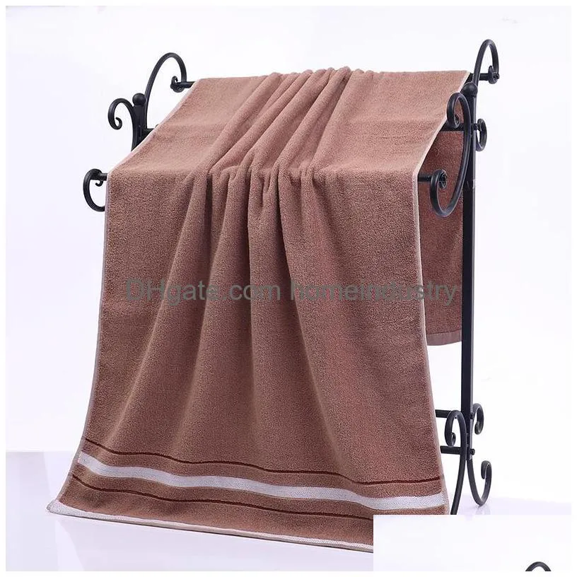 pure cotton bath towel household soft absorbent high quality 70x140 increase thickening