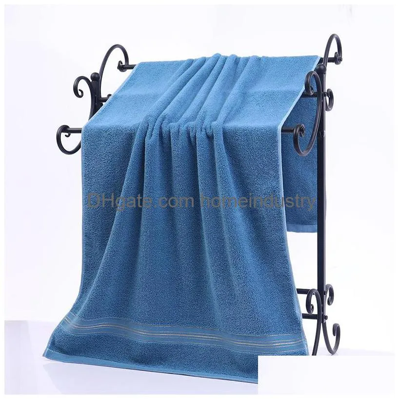 pure cotton bath towel household soft absorbent high quality 70x140 increase thickening