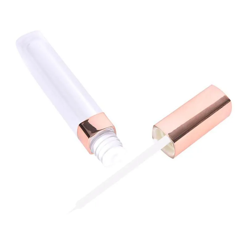 5.5ml acrylic eye liner packaging pen eyelash growth liquid tube empty lip liner pen eyeliner bottle with thin brush f20171795