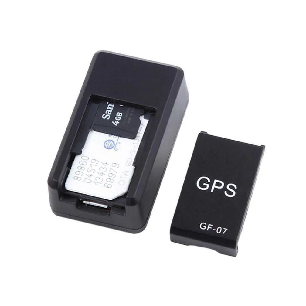 mini portable gsm/gprs tracker gf07 tracking device satellite positioning against theft for car motorcycle vehicle person arrive