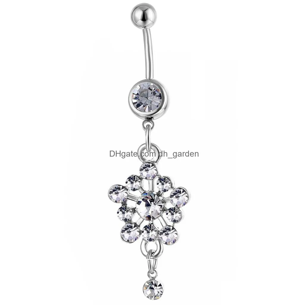 d0534 belly navel button ring mix colors