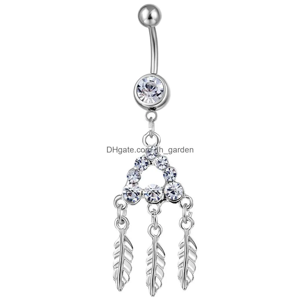 d0380 belly navel ring mix colors