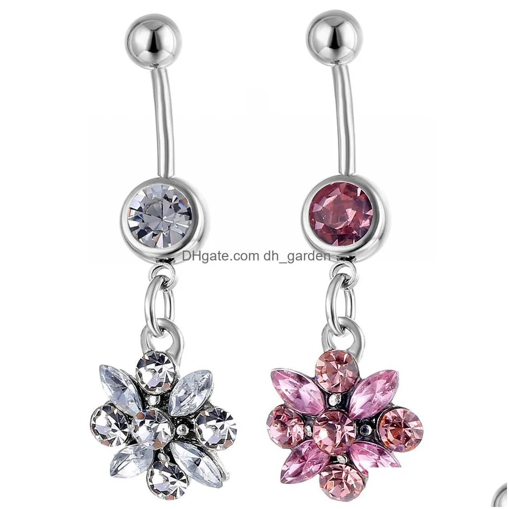d0005 angel belly navel button ring