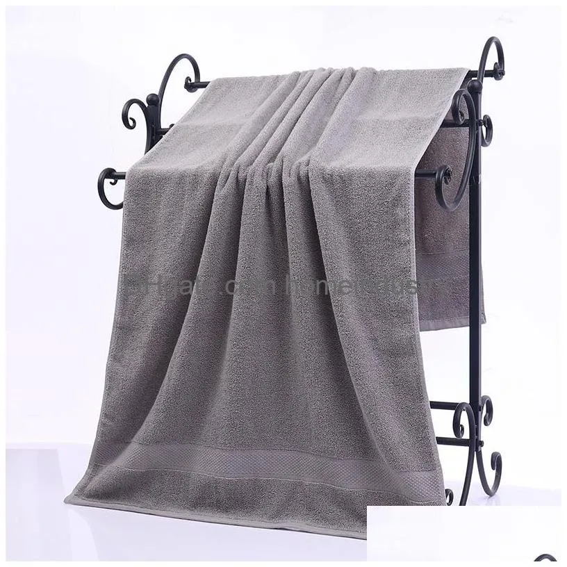 pure cotton bath towel household soft absorbent high quality 70x140 increase thickening