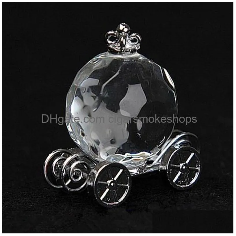 high quality choice collection cinderella crystal pumpkin carriage wedding favors 10pcs/lot 1027