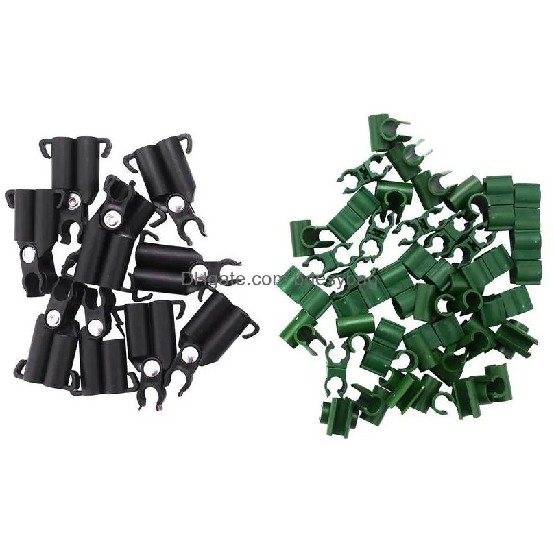 other garden supplies 50 pieces adjustable plant trellis connector clip plastic atype connecting joint buckle