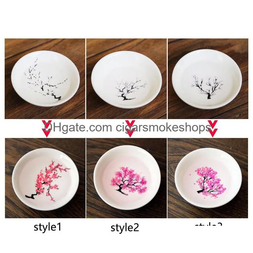 japanese magic sakura cup cold temperature color changing flower display sake cup ceramic kung fu tea cup tea bowl 1020