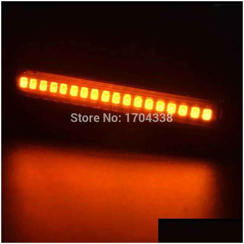 2x amber led side marker turn signal light for bmw e90 e91 e92 e93 e46 e53 x3 e83 x 1 e84 e81 e82 e87 e88 smoke lens black style arrive