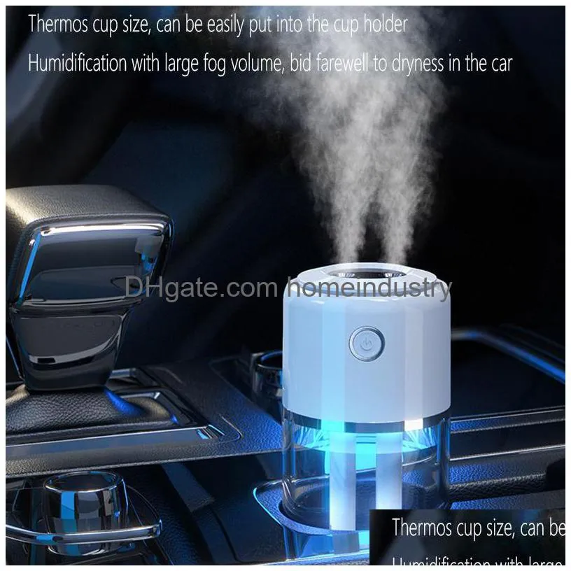 new diffusers dual spray humidifier usb portable desktop aromatherapy machine home car mini air humidifier