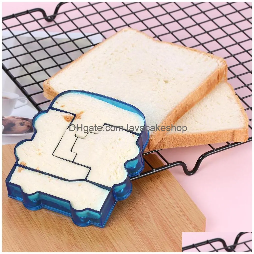 lunch diy sandwiches cutter mould food cutting die bread biscuits mold children baking tools