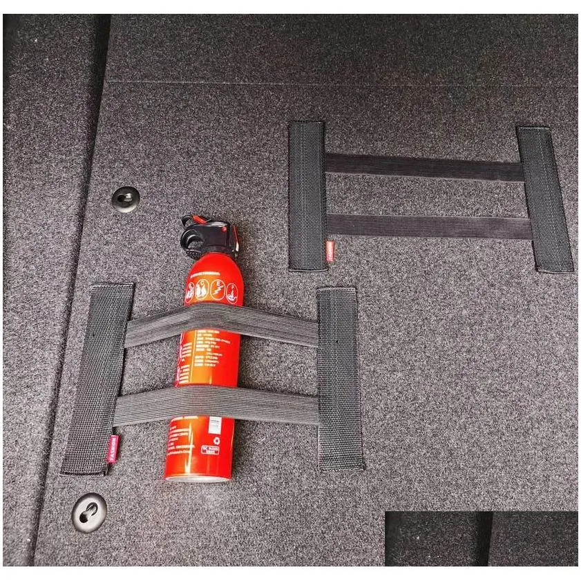 car trunk fixed belt fire extinguisher interior luggage storage fixing binding strap tapes auto interior organizer accessories